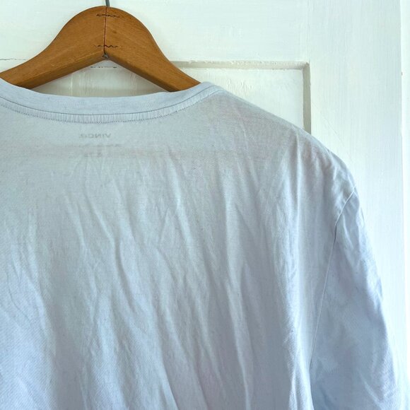 Vince Pima Cotton V-Neck Tee - Picture 5 of 5